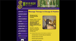 Desktop Screenshot of massagetherapyinchicago.com